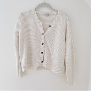 Madewell button up sweater